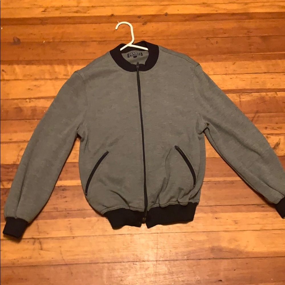 Grey Bomber Jacket